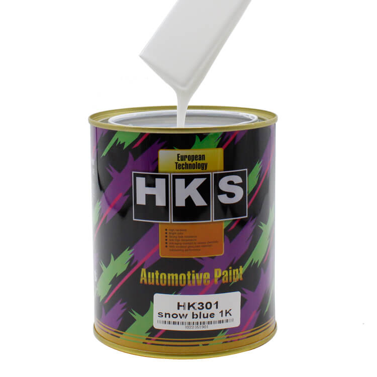 HK301 Pintura automotriz azul nieve 1K para automóviles, pintura de reacabado automotriz 1 HK301 Pintura automotriz azul nieve 1K para automóviles, pintura de reacabado automotriz