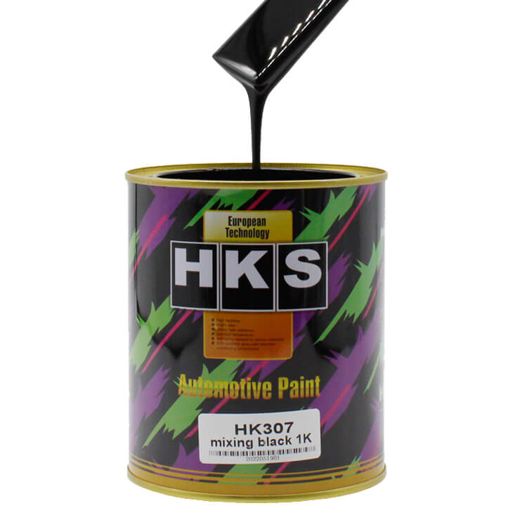 HK307 Mezcla de pintura líquida negra para automóviles Pintura líquida para coche 1 HK307 Mezcla de pintura líquida negra para automóviles Pintura líquida para coche
