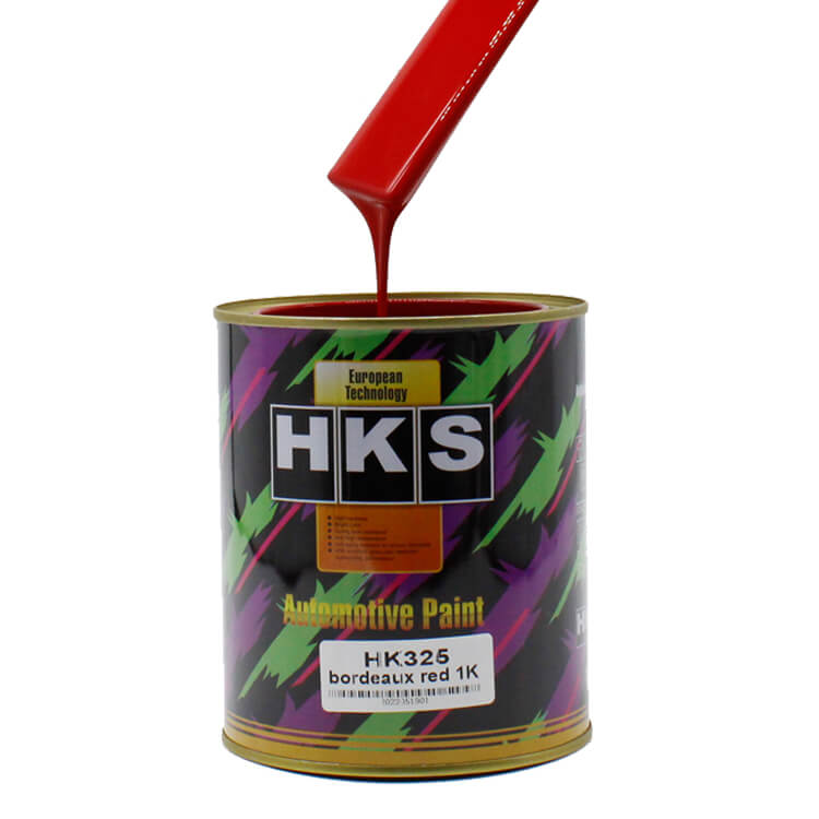 HK325 Burdeos rojo recubrimiento base de pintura para automóviles 1 HK325 Burdeos rojo recubrimiento base de pintura para automóviles