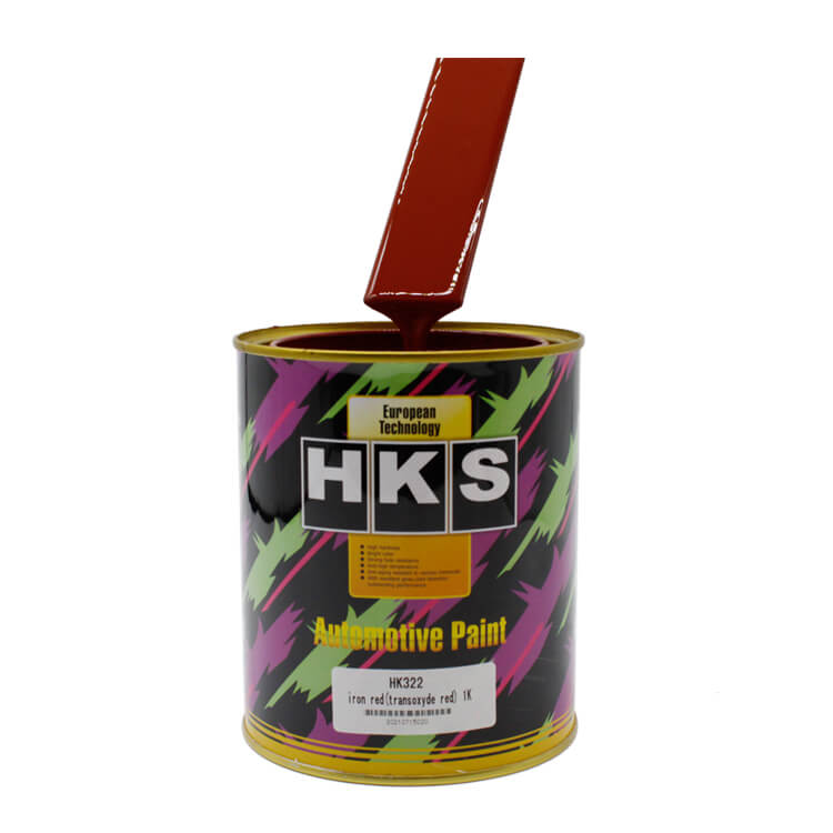 HK322 Hierro rojo pintura para repintado de carrocerías de automóviles 1 HK322 Hierro rojo pintura para repintado de carrocerías de automóviles