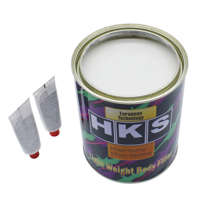 HK014 Carpintería BPO blanca relleno para reparación de carrocerías de automóviles 1 HK014-Masilla-de-relleno-para-carrocería-de-alta-calidad-color-blanco-para-reparación-de-repintado-automotriz