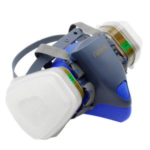 TJ125 Máscara de respiración de respiradores dobles de media cara para pintura en aerosol