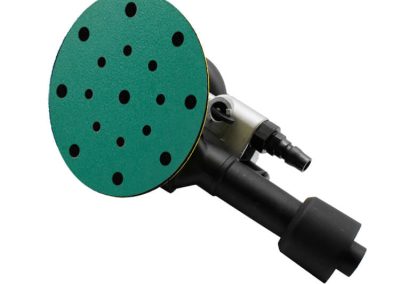 Discos de lija dorados de 4 y 5 pulgadas, papel de lija, disco de lija de 6 agujeros, lijadora orbital redonda con velcro