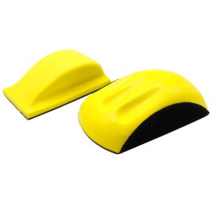 Nueva almohadilla de lijado Base de papel de lija con velcro bloque de molienda manual