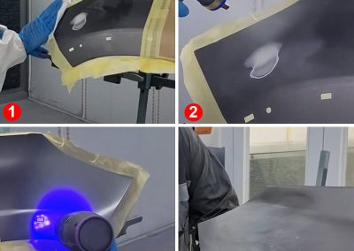 Imprimación UV 1K de secado rápido con lámpara UV según el grosor de la capa