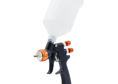 Pistola pulverizadora SK798 con depósito de plástico resistente y duradero de 600 ml para reparación y restauración de pintura de vehículos