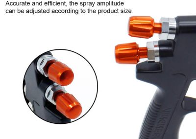 SK798-Kit de pistola pulverizadora de aire HVLP con alimentación por gravedad y depósito de plástico de 600 ml para imprimación de pintura automotriz