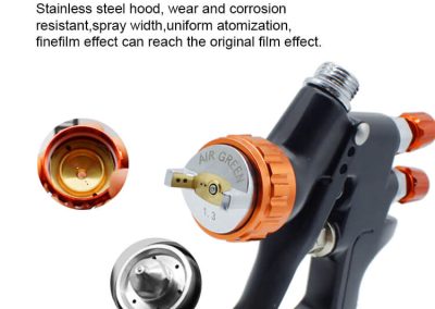 SK798 - Pistola pulverizadora neumática de pintura, herramienta manual y automática para muebles, automóviles, cuero y acabados