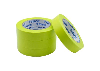 Cinta de enmascarar verde premium 1002HG, de alta adherencia, de papel crepé, fácil de usar, ideal para pintar y pintar