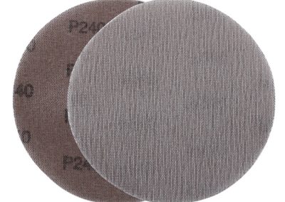 Discos de lija MSAC de 6 pulgadas con malla de óxido de aluminio, grano surtido, con velcro, malla cerámica, para automóviles, madera, muebles y pisos