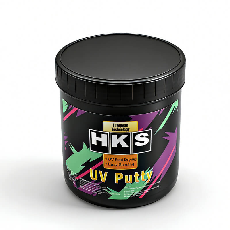 Masilla de relleno de curado UV 1K de gran venta y rápido curado UV para repintado automotriz.