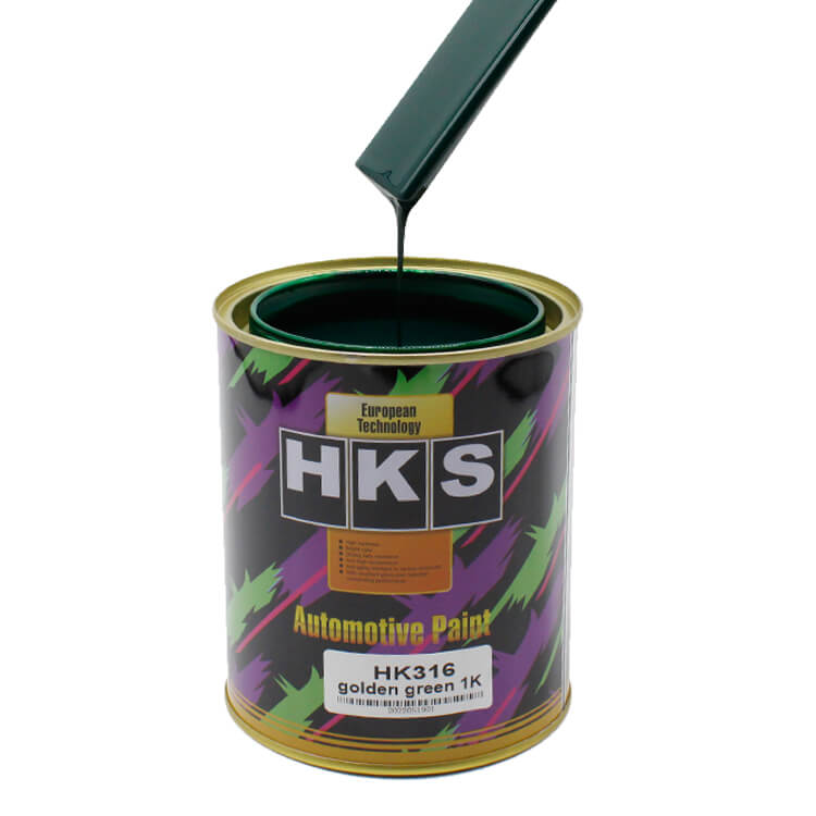 HK316 Vert doré couleurs acryliques de peinture de voiture