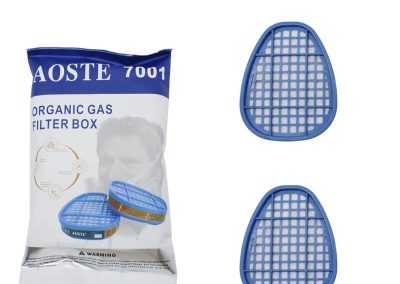 Masque respiratoire réutilisable FL126 - Demi-masque pour pulvérisation - Masque pour pulvérisateur de peinture