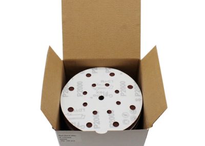 Disques de ponçage OT-4-5 pouces à 6 trous avec fixation auto-agrippante, grains assortis : 40, 80, 120, 240, 320, 600, 800.