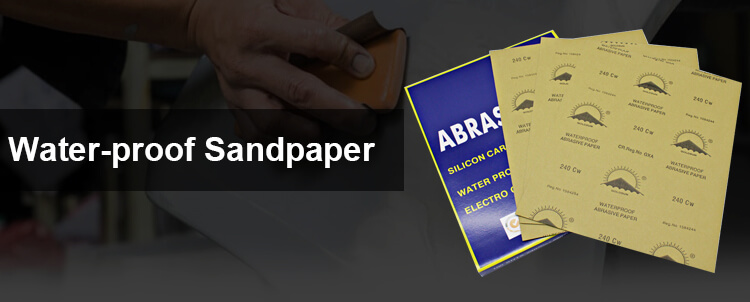 Papier abrasif noir au carbure de silicium de 9 x 11 pouces pour le bois, la réparation automobile et le métal.