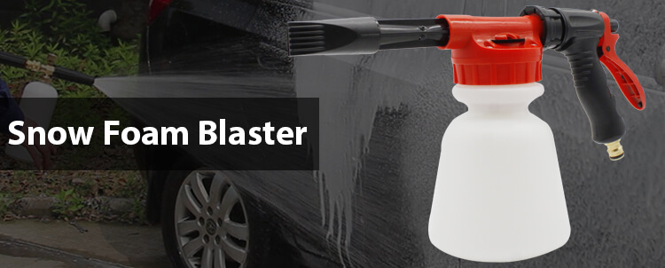 Pistolet à Mousse Lavage Voiture - Pot Intégré 100 Ml, Connexion Rapide, 3 Réglages Débit, Pour Tuyau D'arrosage