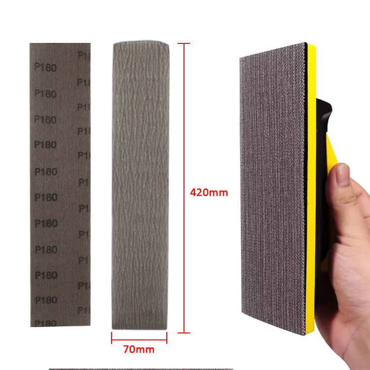 Disque de ponçage MSAC de haute qualité, grain P80-P800, abrasifs en oxyde d'aluminium, disque de ponçage en maille pour le bois.