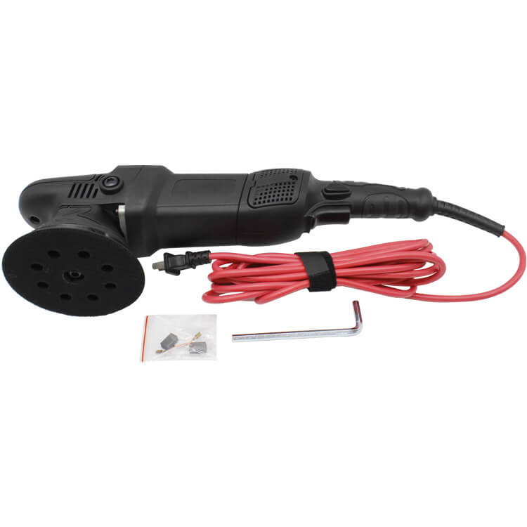 PL122 Ponceuse-polisseuse orbitale aléatoire à long débattement de 15 mm pour le lustrage automobile, 5900 W, polisseuse à double action avec vitesse variable.