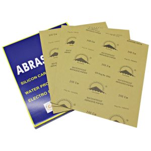 230*280mm Высокогладкая абразивная шлифовальная бумага Влажная или сухая водонепроницаемая наждачная бумага