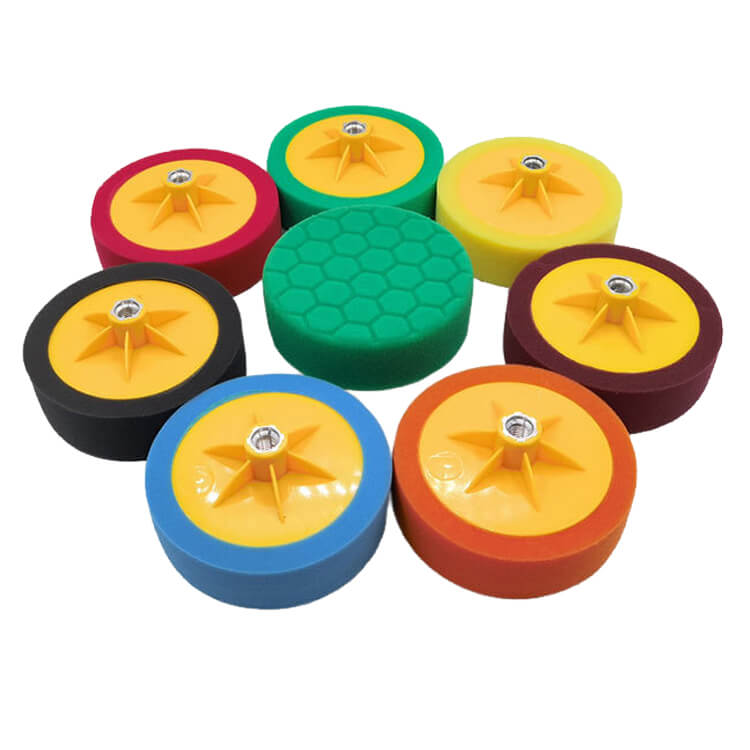 S008G 6 дюймов 150 мм Пенопластовый полировальный круг для автодетализации Полировальная подушка для автомобиля с сотовой структурой для Ро Полировщик