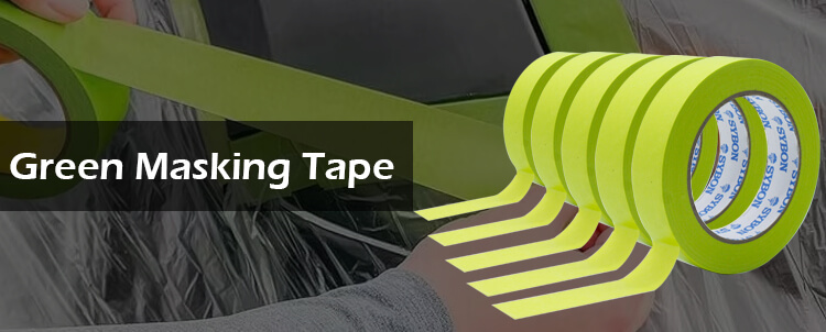1002HG-Зеленая малярная лента - Малярная лента для шероховатых поверхностей - Высокая адгезия - Чистое удаление