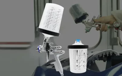 إتقان دهان السيارات والأدوات: مسدسات الرش الجاذبية من SYBON ونظام كوب PPS تعيد تعريف الدقة والكفاءة