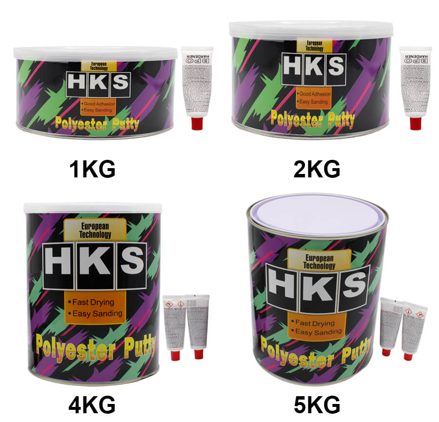 HK011 Best Selling BPO Poly Putty Car Body Filler for Car Repair