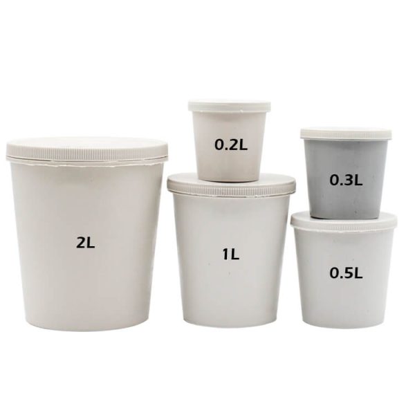 1666063743 Mc700 2 Economical Plastic Paint Mixing Cup With Lid Seal For Coating Industrial Chemical Automotive Paint