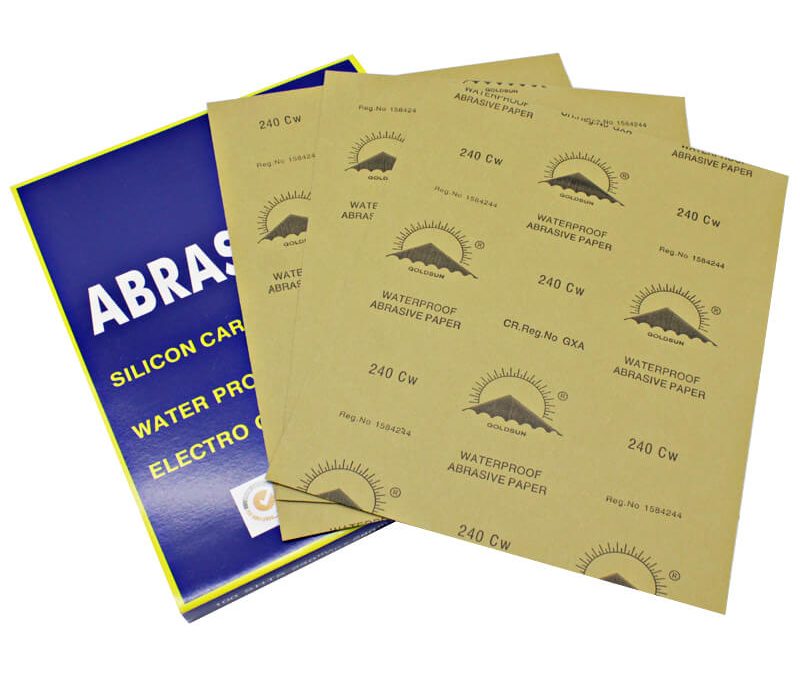 Waterproof Sandpaper Sheets: Professional Wet/Dry Abrasives for Automotive Refinish