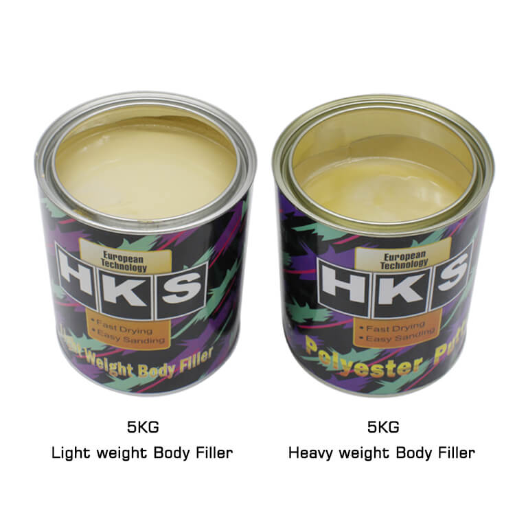 HK015 Light Weight Body Filler Wholesale 2K Bpo autobody Repair