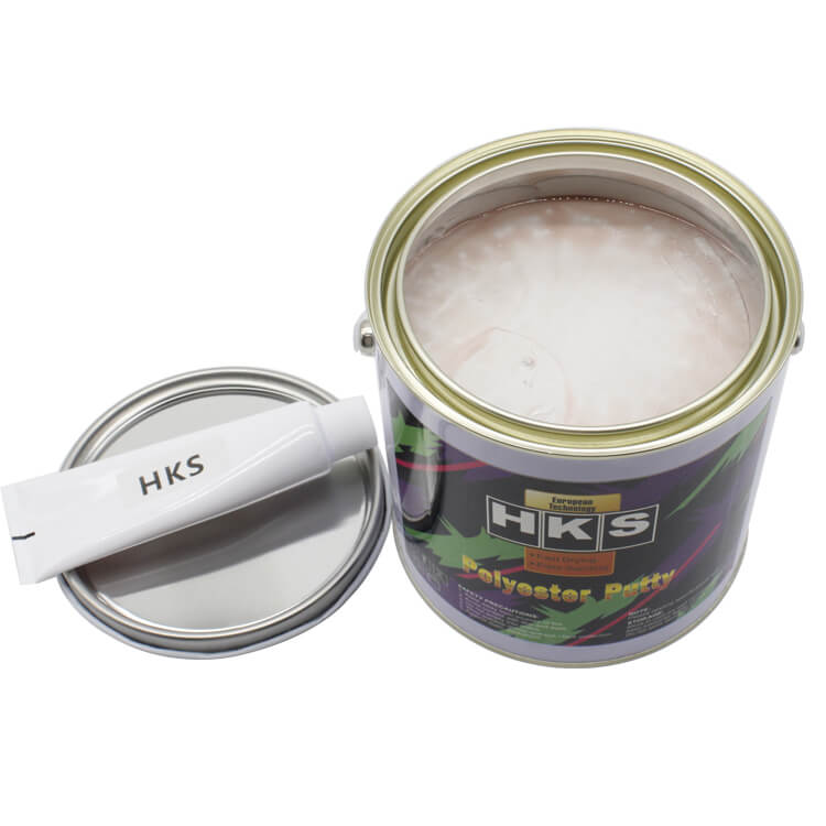 1681543942 HK401 Two Components Polyester Body Filler For Metal CHPO Polyester Putty 2KG Poly Putty For Car Repair