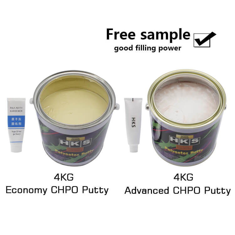 HK400 Economy CHPO Polyester Putty Car Body Filler Suitable For Asian