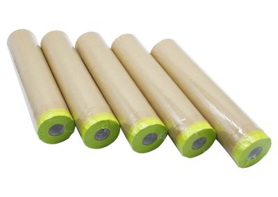 199BGT-Car-Paint-Masking-Paper-Kraft-Paper-Tape-Pre-Taped-Kraft-Paper-Tape