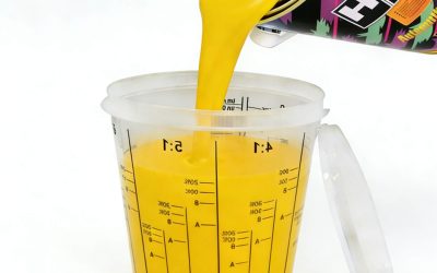 Disposable Plastic Mixing Cups for Automotive Paint, Resin & Coatings