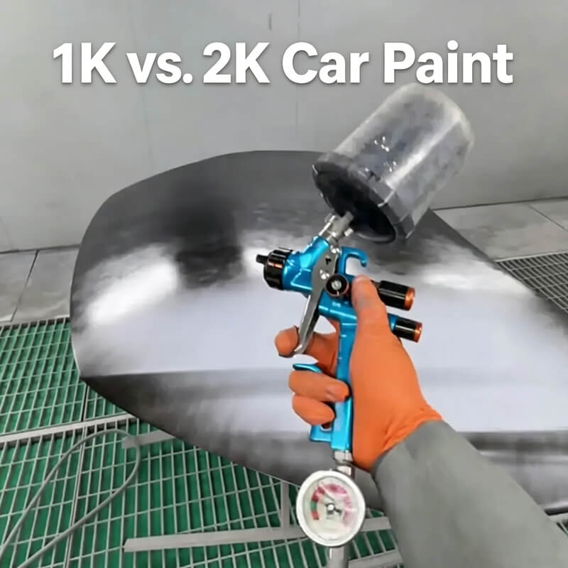 1K vs. 2K Car Paint: What Is the Difference and Which One Is Better for Automotive Refinish? 1 1K-vs.-2K-Car-Paint-What-Is-the-Difference-and-Which-One-Is-Better-for-Automotive-Refinish