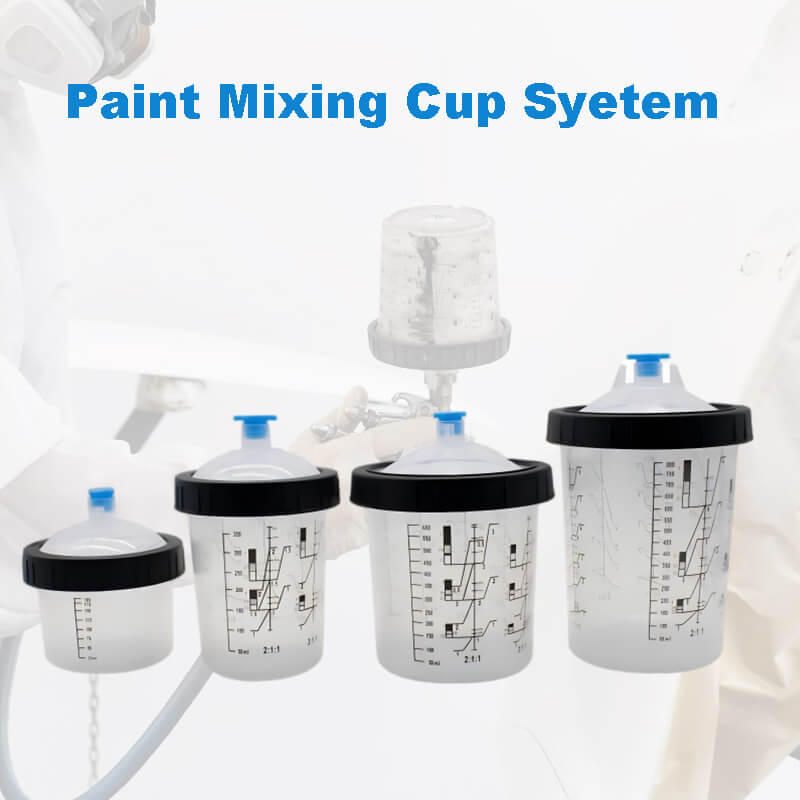 What is the SYBON PPS Cups System and Why Should I Use It? 1 Disposable-SYBON-PPS-Paint-Sprayer-Mixing-Cup-High-Efficiency-HVLP-Paint-Mixing-Cups-for-Distributors-&-Repair-Shops